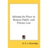 Infamia Its Place in Roman Public and Private Law by A.H. J. Greenidge