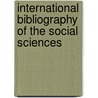 International Bibliography of the Social Sciences door International Committee for Social Sciences Documentation