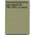 Mecklenburgisches Urkundenbuch, 786-1900, Xv Band