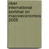 Nber International Seminar On Macroeconomics 2005