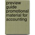 Preview Guide Promotional Material for Accounting