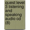 Quest Level 3 Listening And Speaking Audio Cd (8) door Hartmann Pamela