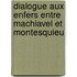 Dialogue aux enfers entre Machiavel et Montesquieu