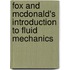 Fox And Mcdonald's Introduction To Fluid Mechanics