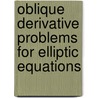 Oblique Derivative Problems for Elliptic Equations by Gary M. Lieberman