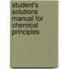 Student's Solutions Manual for Chemical Principles door Laurence Lavelle