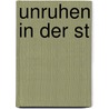 Unruhen in der st by Peter Blickle