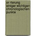 Er Rterung Einiger Wichtigen Chronologischen Punkte