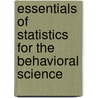 Essentials Of Statistics For The Behavioral Science door Larry B. Wallnau