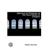 Abstracts Of Protocols Of The Town Clerks Of Glasgow door Robert Renwick