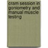 Cram Session in Goniometry and Manual Muscle Testing