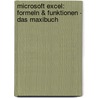Microsoft Excel: Formeln & Funktionen - Das Maxibuch door Bodo Fienitz