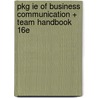 Pkg Ie of Business Communication + Team Handbook 16E by Lehman