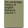 The Cambridge History of English Literature Volume 1 door Adolphus William Ward