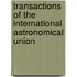 Transactions of the International Astronomical Union
