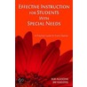 Effective Instruction For Students With Special Needs by James E. Ysseldyke