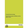Jugenderinnerungen mit Blicken auf das sp door Friedrich Heinrich Ranke