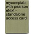Mycomplab With Pearson Etext - Standalone Access Card