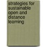 Strategies For Sustainable Open And Distance Learning