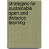 Strategies For Sustainable Open And Distance Learning door Patrick Guiton