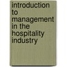 Introduction to Management in the Hospitality Industry by Tom Powers