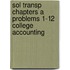 Sol Transp Chapters a Problems 1-12 College Accounting