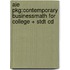 Aie Pkg:Contemporary Businessmath for College + Stdt Cd