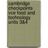 Cambridge Checkpoints Vce Food And Technology Units 3&4
