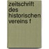 Zeitschrift Des Historischen Vereins F