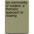 Aie-Community of Readers: a Thematic Approach to Reading