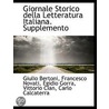Giornale Storico Della Letteratura Italiana. Supplemento by Giulio Bertoni