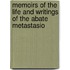 Memoirs Of The Life And Writings Of The Abate Metastasio