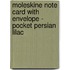 Moleskine Note Card with Envelope - Pocket Persian Lilac