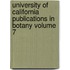 University of California Publications in Botany Volume 7
