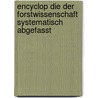 Encyclop Die Der Forstwissenschaft Systematisch Abgefasst door J. Chr 1783 Hundeshagen