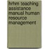 Hrhm Teaching Assistance Manual Human Resource Management