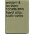 Western & Northern Canada Itmb Travel Atlas: Scale Varies
