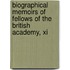 Biographical Memoirs Of Fellows Of The British Academy, Xi