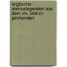 Englische Alexiuslegenden Aus Dem Xiv. Und Xv. Jahrhundert door Jakob Alexius