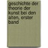 Geschichte der Theorie der Kunst bei den Alten, erster Band