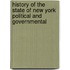 History of the State of New York Political and Governmental