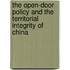 The Open-Door Policy and the Territorial Integrity of China