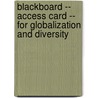 Blackboard -- Access Card -- for Globalization and Diversity by Martin Lewis