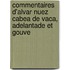 Commentaires D'Alvar Nuez Cabea de Vaca, Adelantade Et Gouve