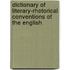 Dictionary of Literary-rhetorical Conventions of the English