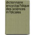 Dictionnaire Encyclop�Dique Des Sciences M�Dicales