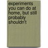 Experiments You Can Do at Home, But Still Probably Shouldn't by Theodore Gray