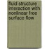 Fluid Structure Interaction with Nonlinear Free Surface Flow