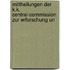 Mittheilungen Der K.K. Central-Commission Zur Erforschung Un
