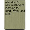 Ollendorff's New Method of Learning to Read, Write, and Spea by Heinrich Gottfried Ollendorff